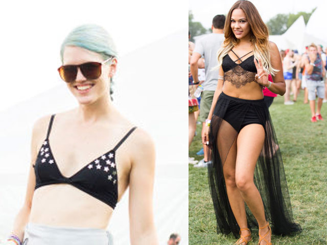 Áo lót, bikini, váy siêu ngắn tràn ngập lễ hội âm nhạc
