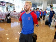 Bóng đá - Messi với mái tóc gây bão hội quân cùng Barca