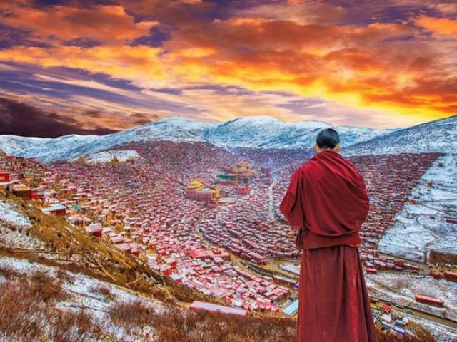 Thế giới - Ngắm Học viện Phật giáo lớn nhất thế giới ở Tây Tạng