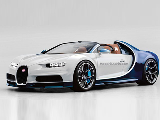 Bugatti Chiron sẽ không có phiên bản mui trần
