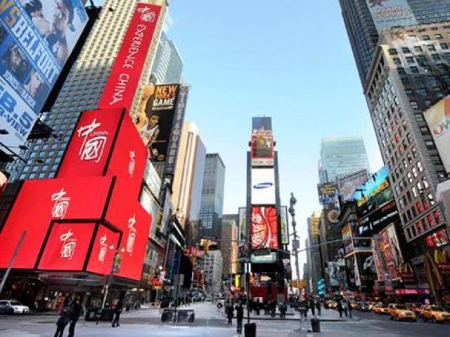 Thế giới - TQ phát video xuyên tạc về Biển Đông ở quảng trường Mỹ