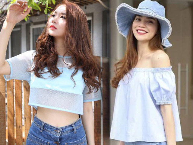 Bí quyết mặc đẹp - Sắc xanh dịu mát "chinh phục" sao Việt ngày hè