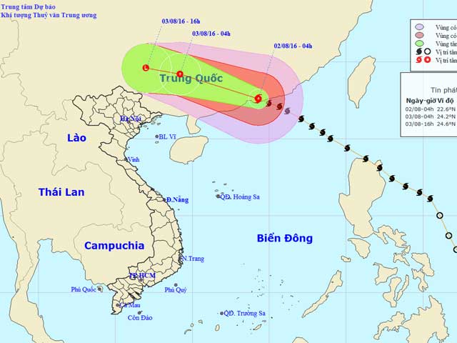 Tin tức trong ngày - Bão số 2: Từ đêm nay, miền Bắc mưa rất to