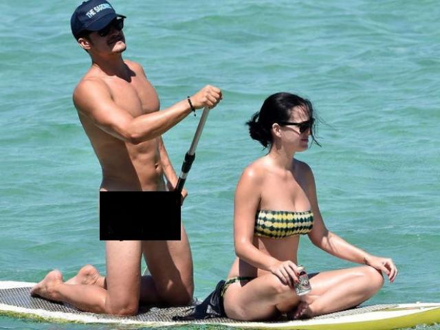Orlando không mảnh vải che thân bên bạn gái Katy Perry