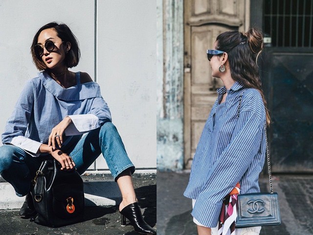 Bí quyết mặc đẹp - 1001 cách mặc sơ mi kẻ đi làm