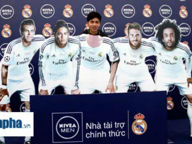 Fan Real Madrid háo hức cho cuộc tranh tài ở Hà Nội