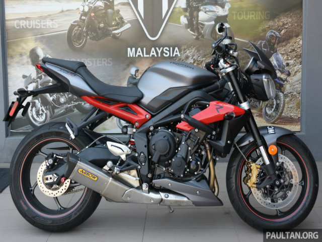 Thế giới xe - Soi cặn kẽ xế mới 2016 Triumph Street Triple 675R