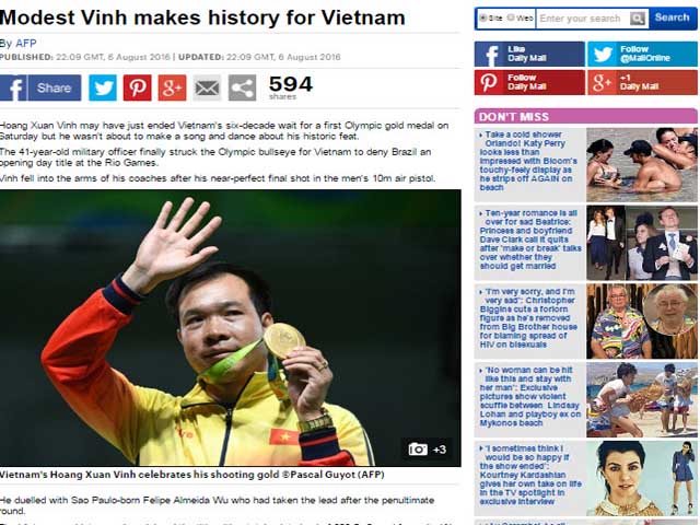 Thể thao - Báo chí thế giới sửng sốt vì HCV lịch sử Hoàng Xuân Vinh