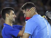 Thể thao - Kẹt thang máy 40 phút, Potro vẫn thắng sốc Djokovic