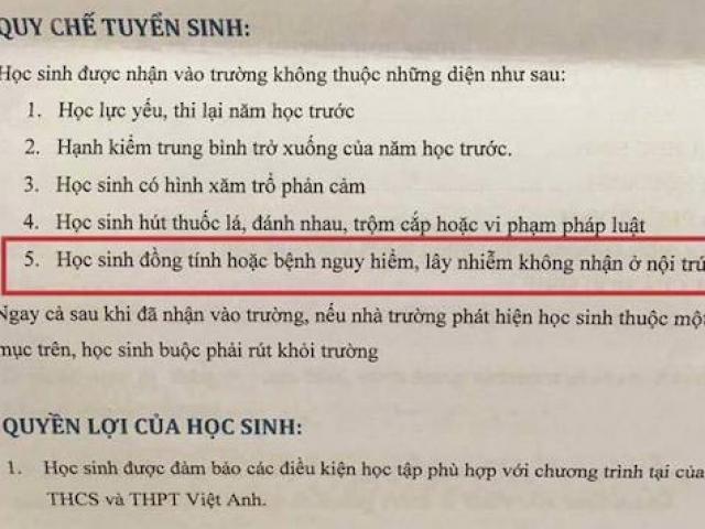 Không nhận người đồng tính: “Lan truyền tâm lý kỳ thị”