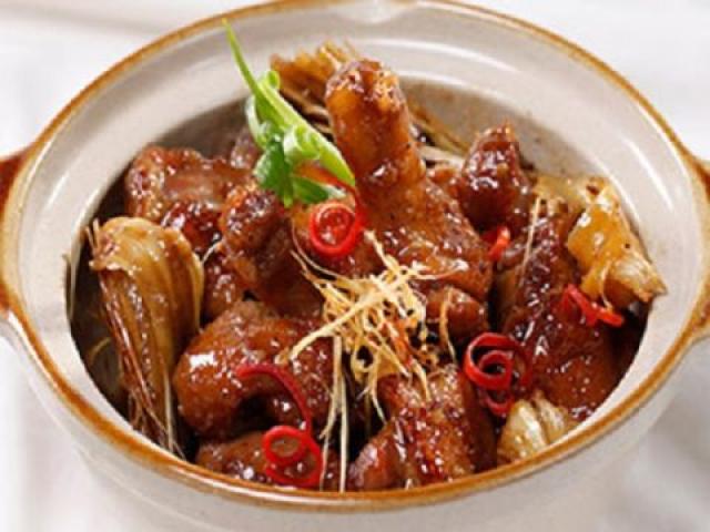 Ẩm thực - Đổi món cơm trưa với đùi vịt kho măng khô ngon tuyệt