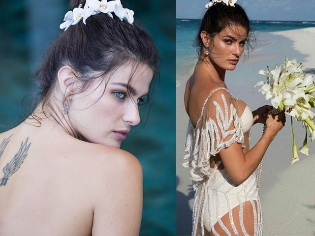 Xu hướng thời trang - Siêu mẫu Brazil gây sốc khi mặc bikini trong đám cưới