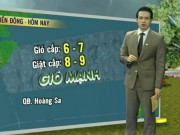 Tin tức trong ngày - Dự báo thời tiết VTV 16/8: 24 giờ tới, áp thấp mạnh lên thành bão