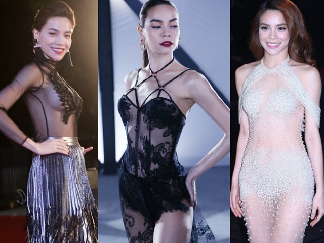 Người mẫu - Hoa hậu - "Đứng hình" ngắm Hà Hồ diện đầm cắt xẻ, xuyên thấu
