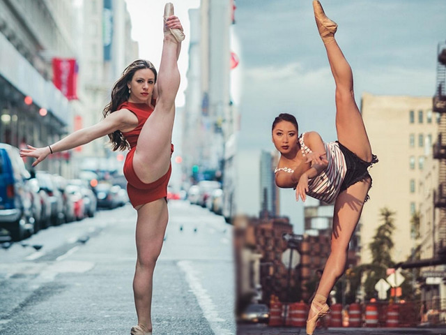 Bạn trẻ - Cuộc sống - Mê hồn ngắm vũ điệu ballet trên đường phố Mỹ