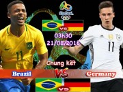 Bóng đá - Chi tiết Brazil – Đức: &quot;Đấu súng&quot; lấy Vàng (KT)