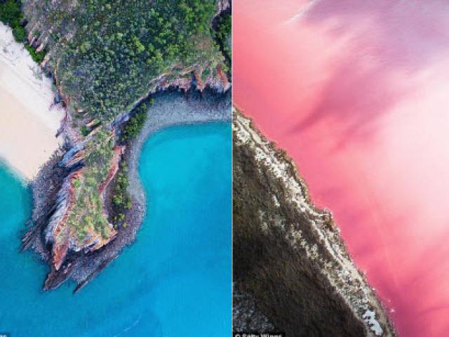 Thế giới - Bãi biển ở Australia đẹp hút hồn từ trên cao