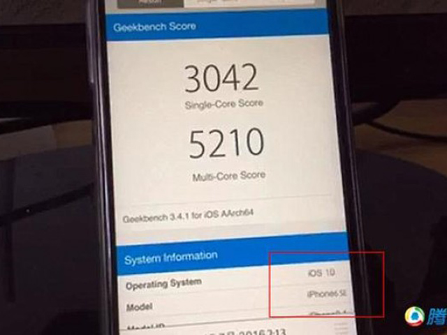 Dế sắp ra lò - iPhone 6SE xuất hiện, điểm chuẩn cao hơn iPhone 6s