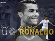 Bóng đá - Cầu thủ hay nhất châu Âu: Lần thứ 2 cho Ronaldo