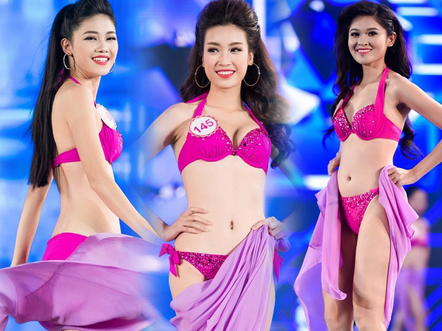 Người mẫu - Hoa hậu - Trọn bộ ảnh bikini "nét căng" tại Chung kết Hoa hậu VN