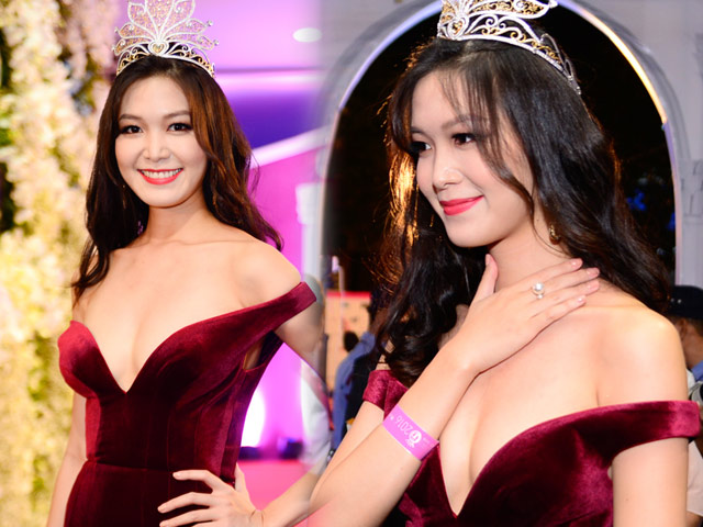 Người mẫu - Hoa hậu - Váy sexy đến "nín thở" của Thùy Dung ở chung kết HHVN