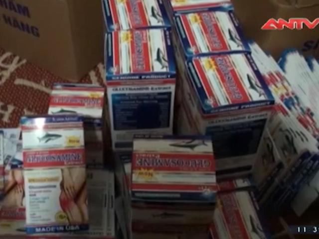 Thị trường - Tiêu dùng - Đột kích 6 kho thực phẩm chức năng gắn mác Mỹ, châu Âu