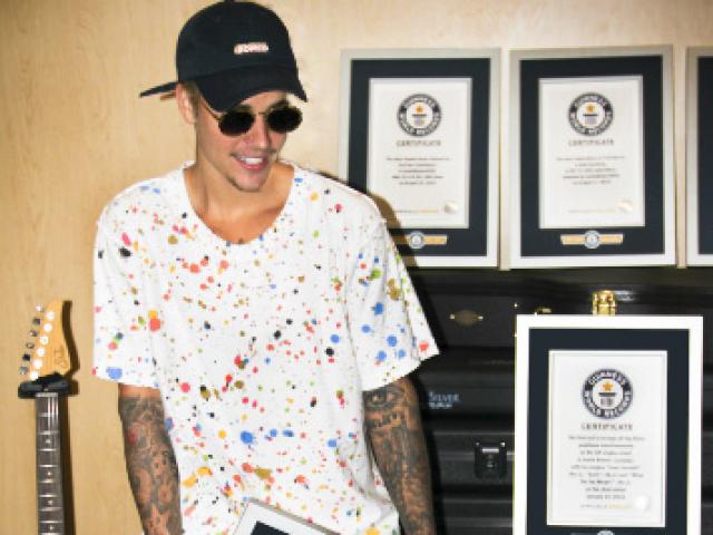 Justin Bieber lập 8 kỷ lục Guinness thế giới