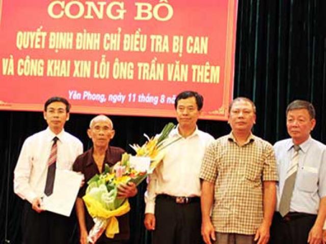 Ông Trần Văn Thêm yêu cầu bồi thường 8,3 tỉ đồng