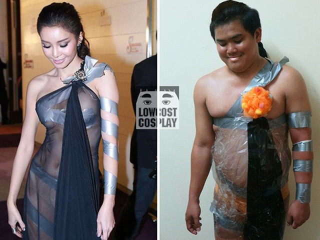 Tranh vui - Chết cười với màn Cosplay của chàng trai Thái Lan