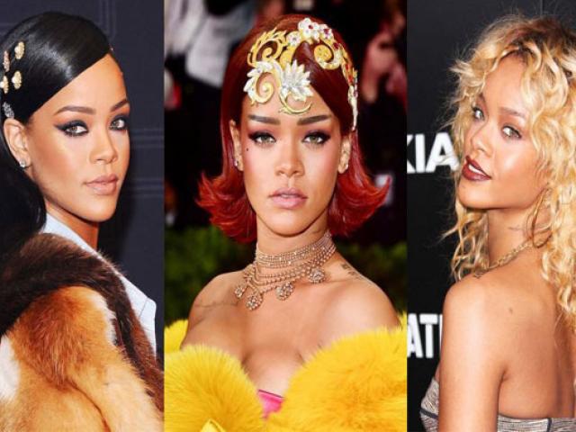 15 kiểu tóc ấn tượng cộp mác "Rihanna"