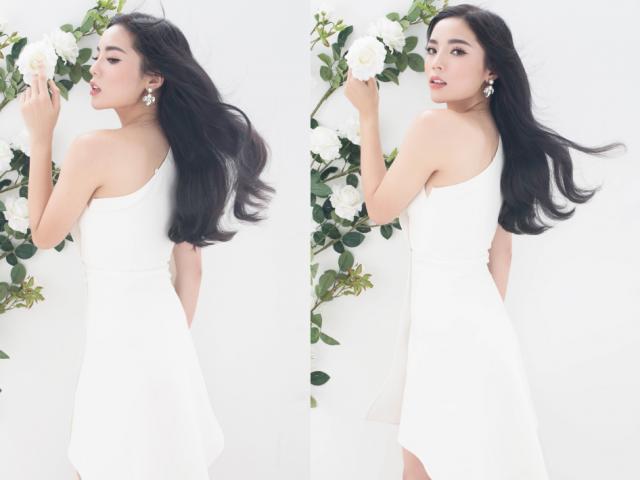 Người mẫu - Hoa hậu - Kỳ Duyên hóa nàng thơ trong sắc trắng tinh khôi