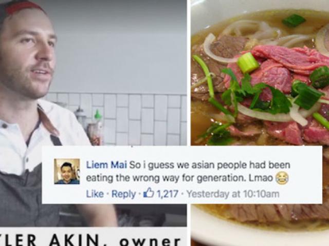 Ẩm thực - Hướng dẫn cách ăn phở kỳ lạ, đầu bếp Mỹ bị chê tơi tả