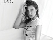 Người mẫu - Hoa hậu - Bella Hadid hờ hững khoe ngực trên tạp chí Flare