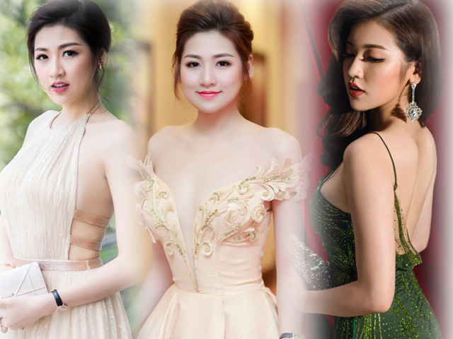 Người mẫu - Hoa hậu - Á hậu Tú Anh "nghiện" mặc đầm cúp ngực, lưng trần