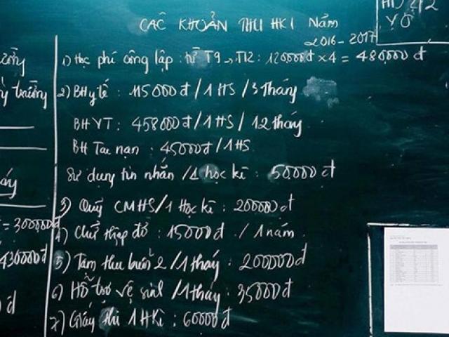 Giáo dục - du học - Phụ huynh “choáng” trước thông báo thu tiền của trường