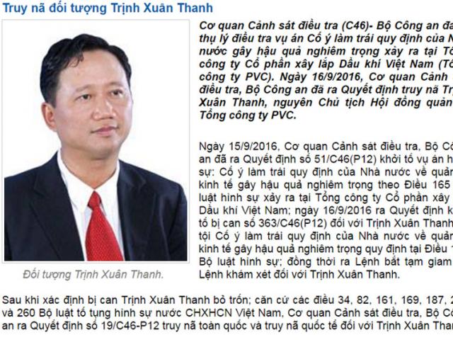 Tin tức trong ngày - Xử lý thế nào nếu ông Trịnh Xuân Thanh trốn ra nước ngoài?