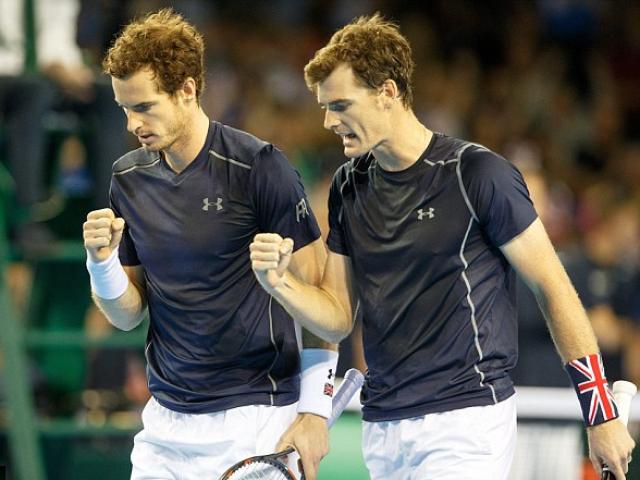 Thể thao - Anh em Murray giúp VQ Anh tạm thoát hiểm ở Davis Cup