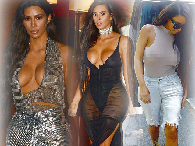 Người mẫu - Hoa hậu - Kim "siêu vòng 3" lại "mặc như không" đi khắp nơi