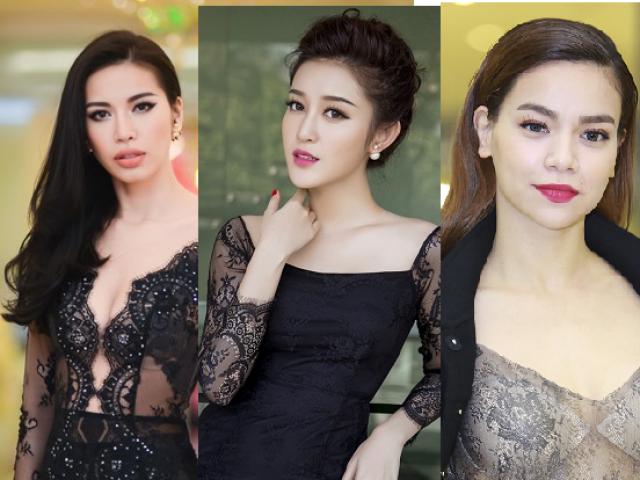 Làm đẹp cùng sao - Mỹ nhân Việt "đốt mắt" với ren xuyên thấu