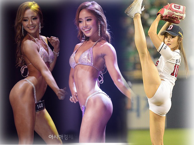 Choáng với hình thể sexy của mỹ nữ bóng chày xứ Hàn