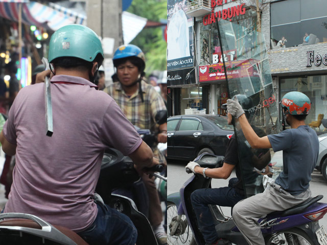 Tin tức trong ngày - Ảnh: "Tử thần" rình rập người đi đường khắp phố Hà Nội