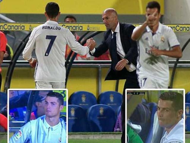Bóng đá - Bị thay giữa chừng, Ronaldo không thèm nhìn Zidane