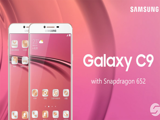 Dế sắp ra lò - Lộ ảnh Samsung Galaxy C9 dùng RAM 6GB