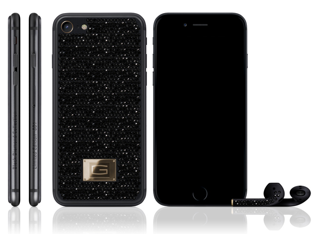 Dế sắp ra lò - iPhone 7 đính 1.450 viên kim cương đen giá siêu "khủng"