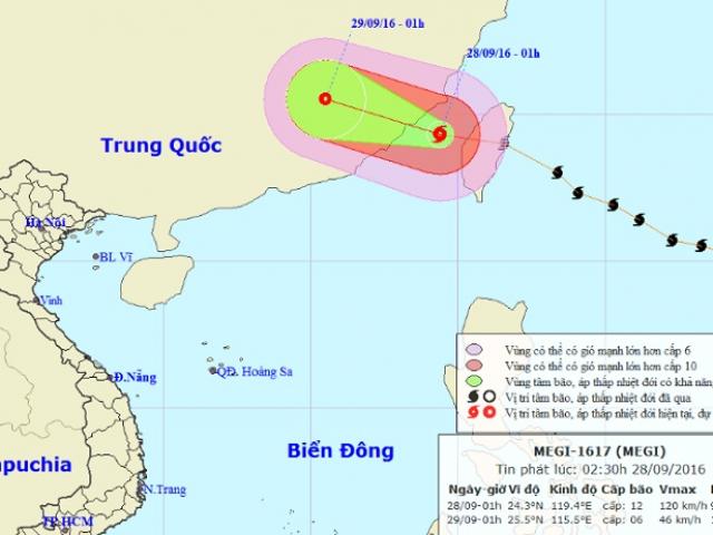 Tin tức trong ngày - Bão MEGI giật cấp 14-15 đi vào Biển Đông