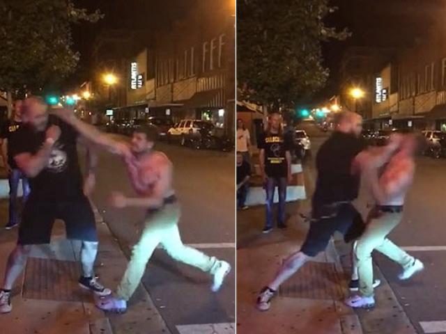 Thể thao - Gã trai hùng hổ đánh võ sĩ MMA: 1 đấm đã "tắt điện"