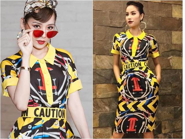 Người mẫu - Hoa hậu - Chi Pu "đụng hàng" Phạm Hương, ai mặc đẹp hơn?