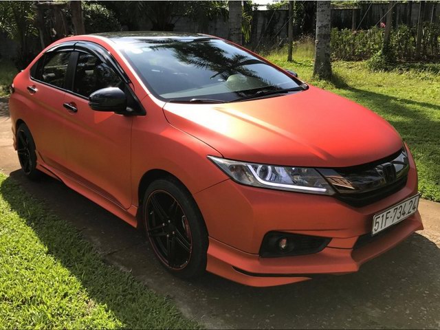 Tin tức ô tô - Honda City độ cam nhám ấn tượng tại Việt Nam