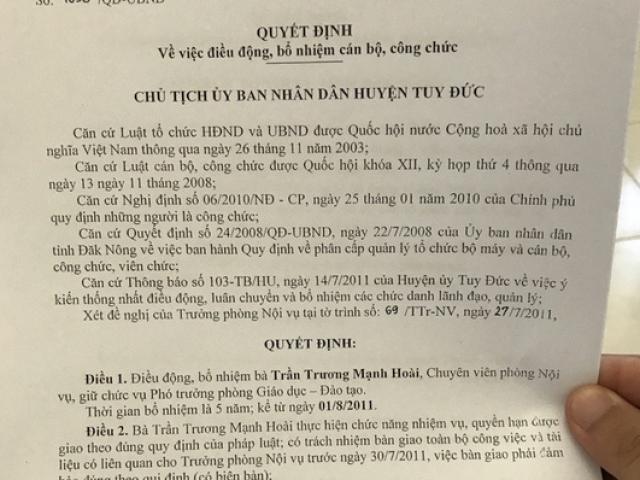 Tin tức trong ngày - Bốn ngày làm rõ vụ "quan lộ thần tốc" của nữ cán bộ huyện