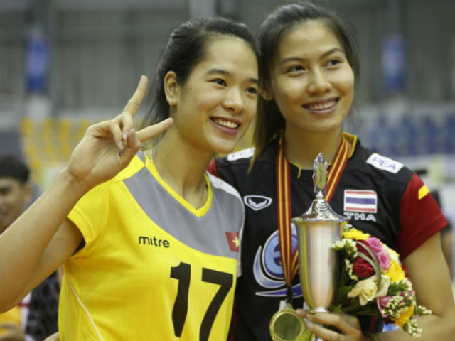Thể thao - Chi tiết Tuyển trẻ Việt Nam - Tuyển trẻ Thái Lan: Pha bám chắn lịch sử (Bóng chuyền VTV Cup) (KT)